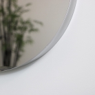 Round Silver Framed Mirror 50cm x 50cm