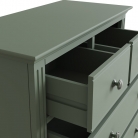Sage Green 5 Drawer Chest of Drawers
