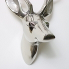 Silver Wall Mounted Stags Head