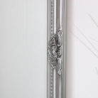 Tall Silver Ornate Bevelled Mirror 47cm x 142cm 