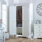 White 2 Door Wardrobe - Newbury White Range