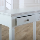 White 2 Drawer Console / Dressing Table - Newbury White Range