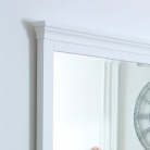 White Wall Mirror - Newbury White Range 100cm x 60cm