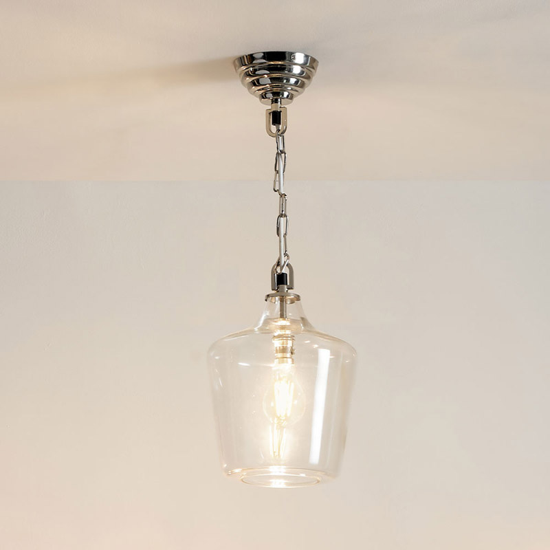 Clear Glass Ceiling Light
