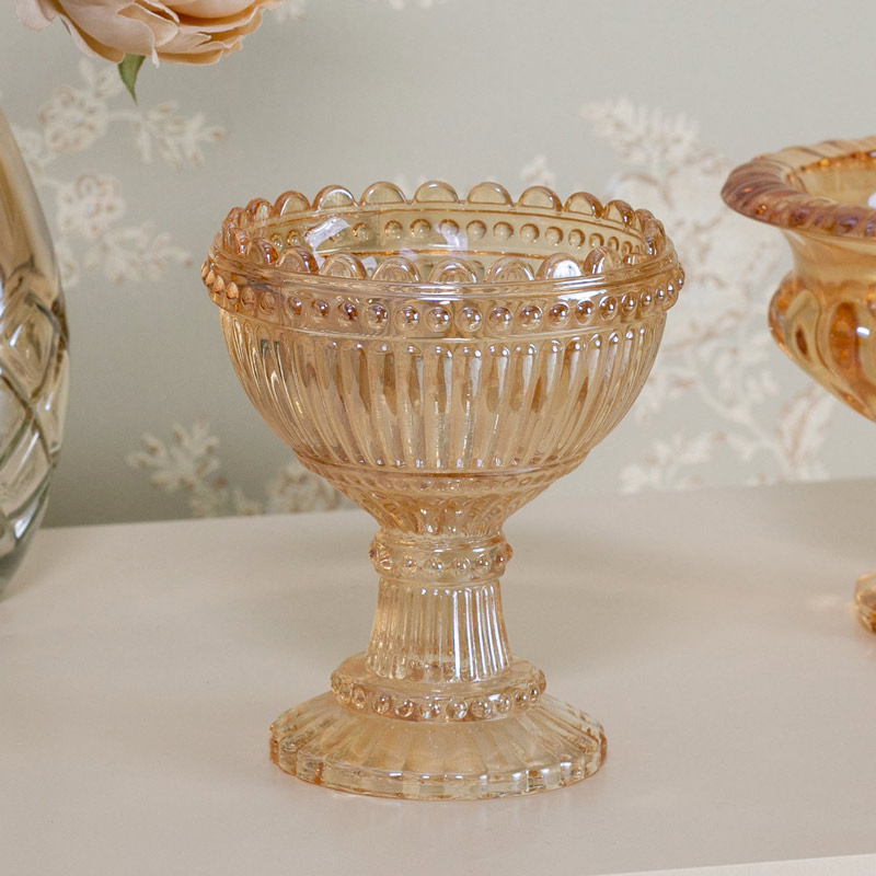 Decorative Ombre Glass Display Bowl