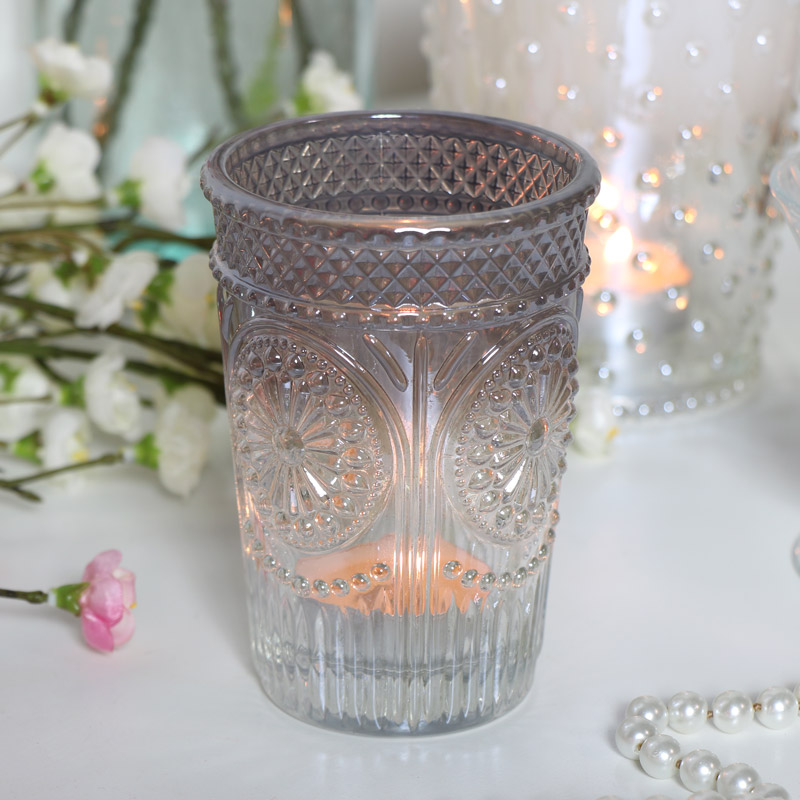 Glass Ombre Tealight Holder