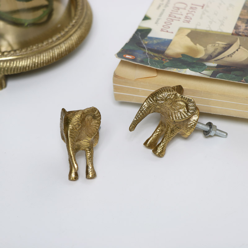 Handicraft Golden Leaf Shape Designer Brass Door Drawer Dresser Knobs Cabinet Pulls Vintage Wardrobe Decorative Handles Handmade