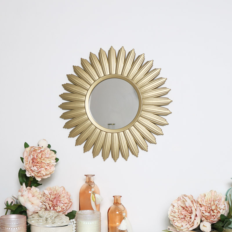Gold Sunburst Mirror 
