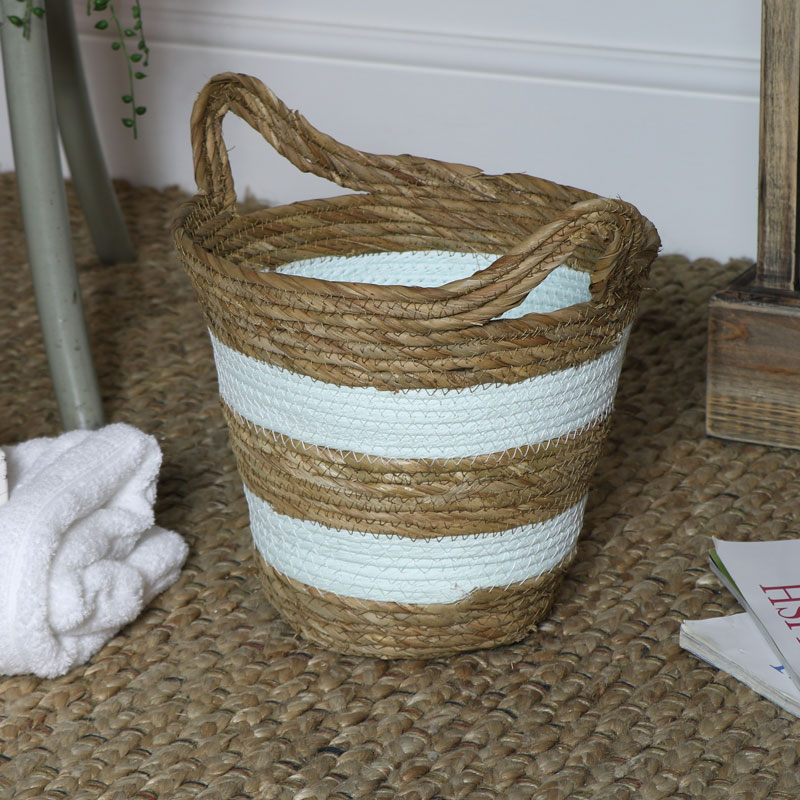 Green Seagrass Basket - Small