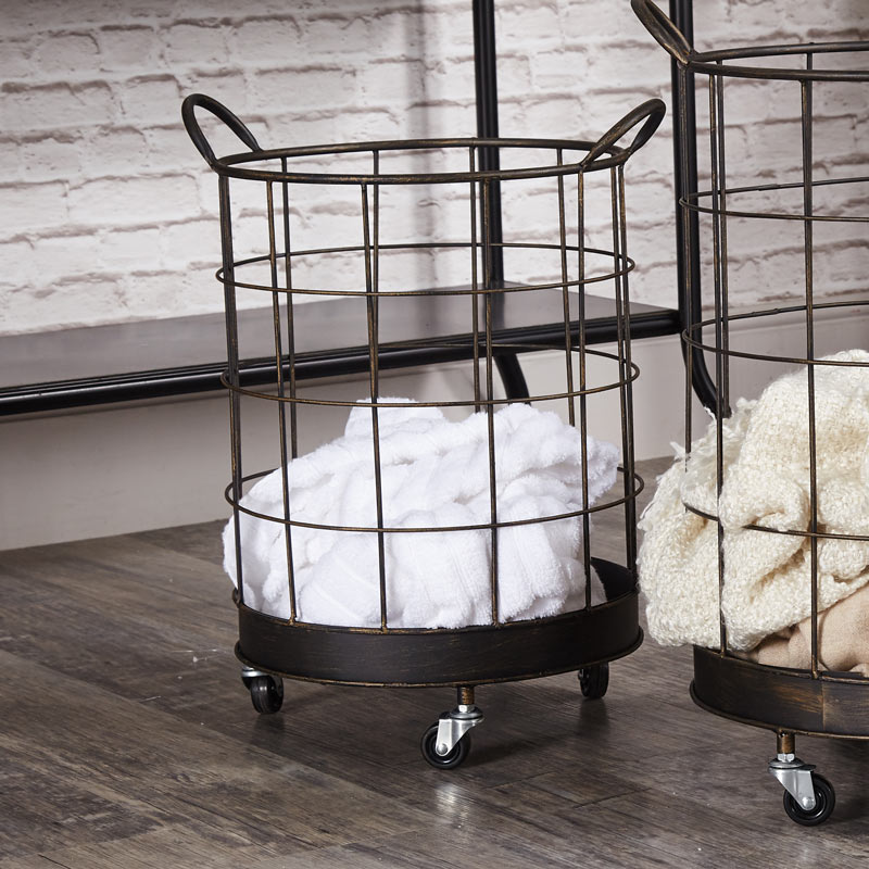 Industrial Storage Basket on Wheels