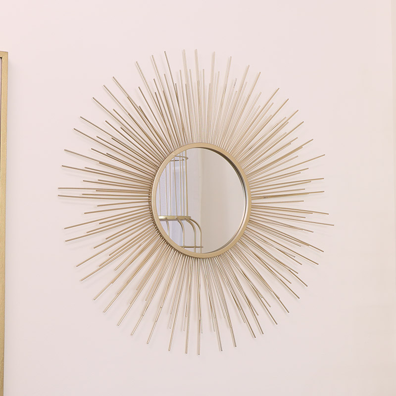 Large Gold Sunburst Mirror 80cm x 80cm