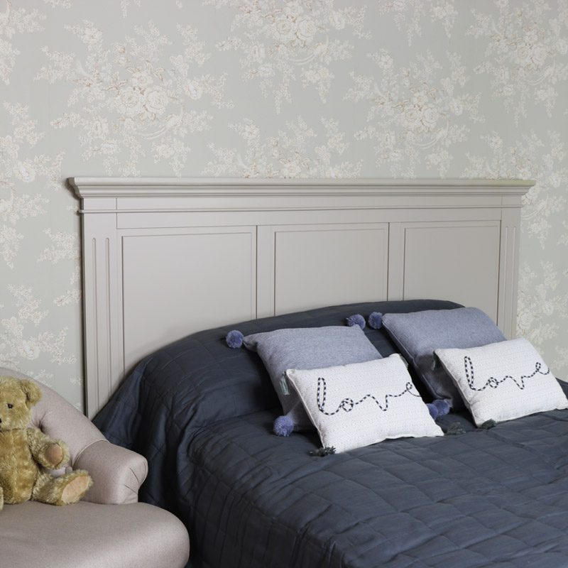 Grey King Size Headboard - Daventry Taupe-Grey Range