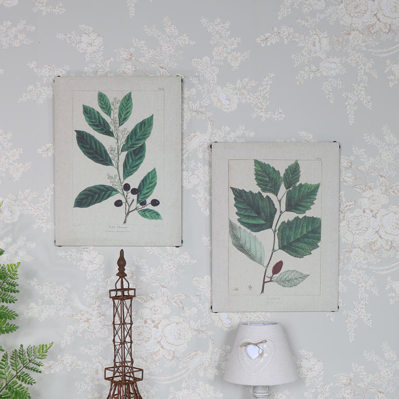 Pair of Botanical Leaf Prints