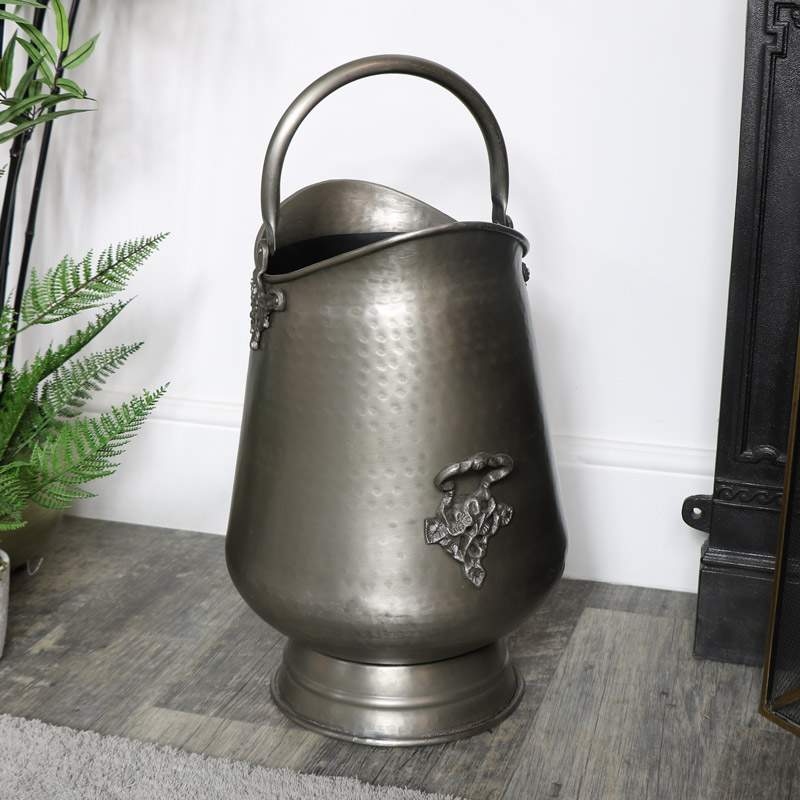 Pewter Coal Bucket