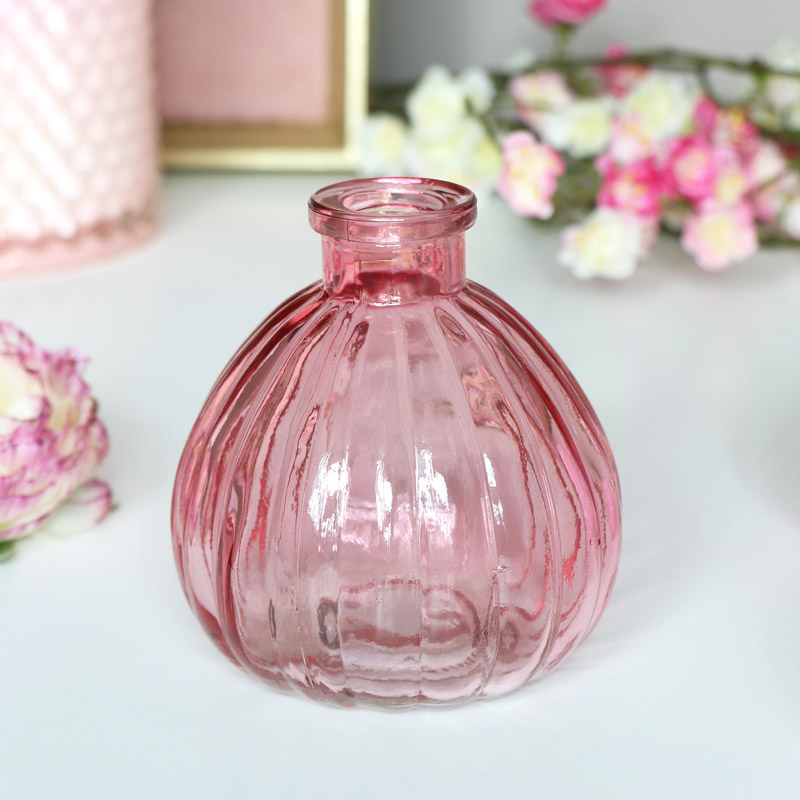 Pink Glass Bottle