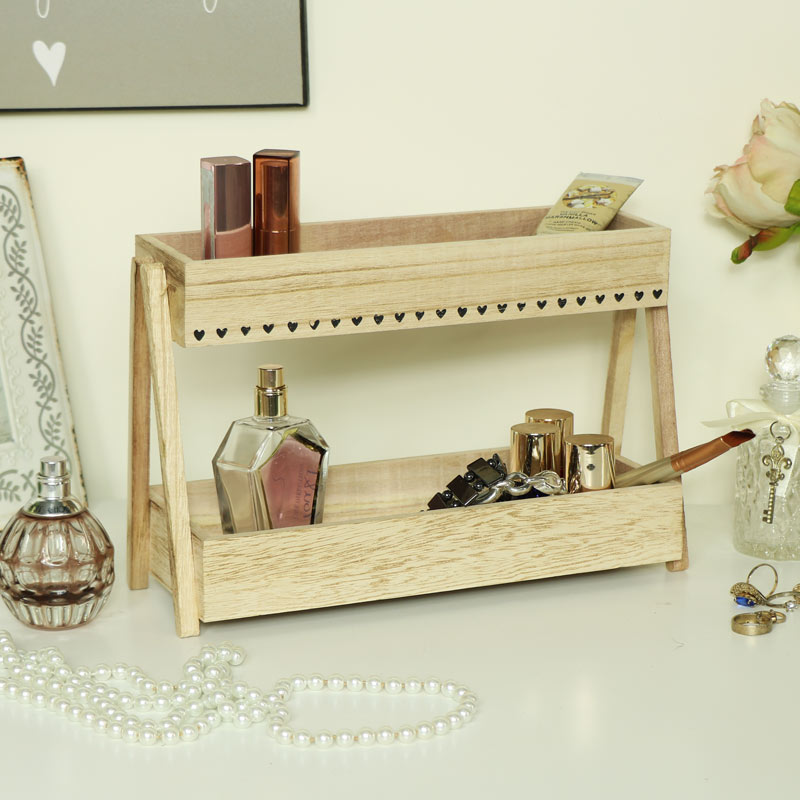 Rustic Makeup Storage Caddy