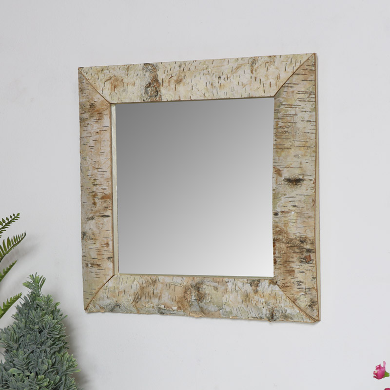 Rustic Wooden Mirror 