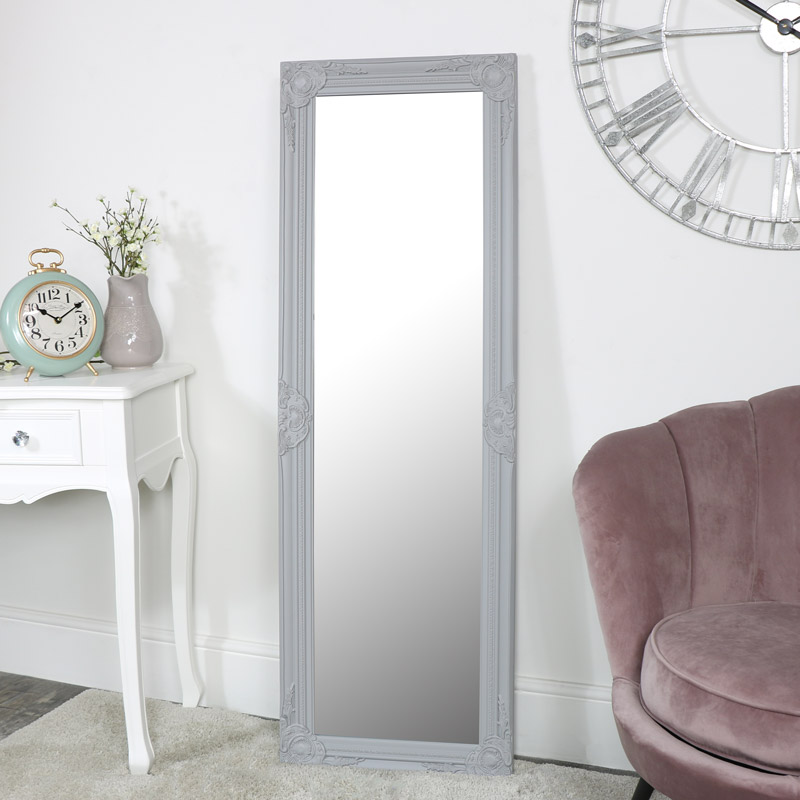 Tall Grey Wall Mirror, Dining Room Mirrors Uk Furniture