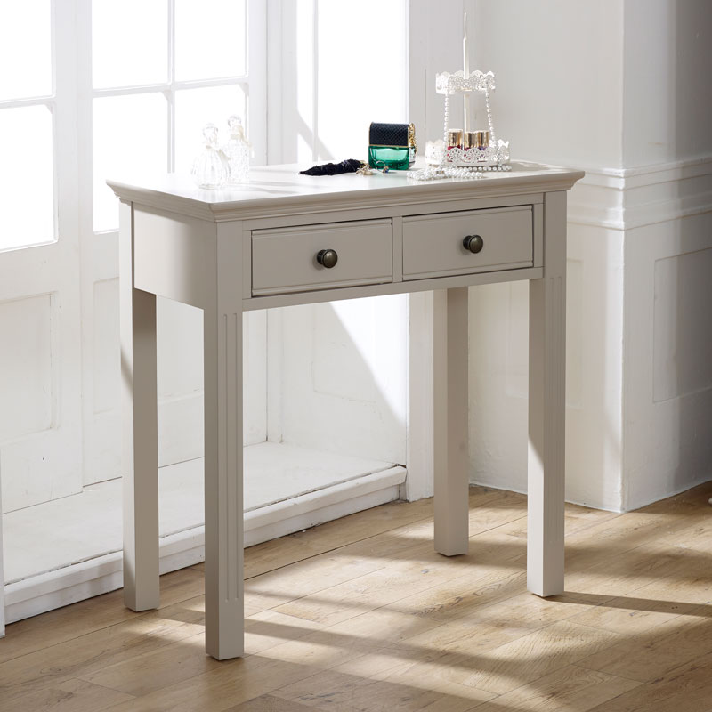 Taupe-Grey Console / Dressing Table - Davenport Taupe-Grey Range