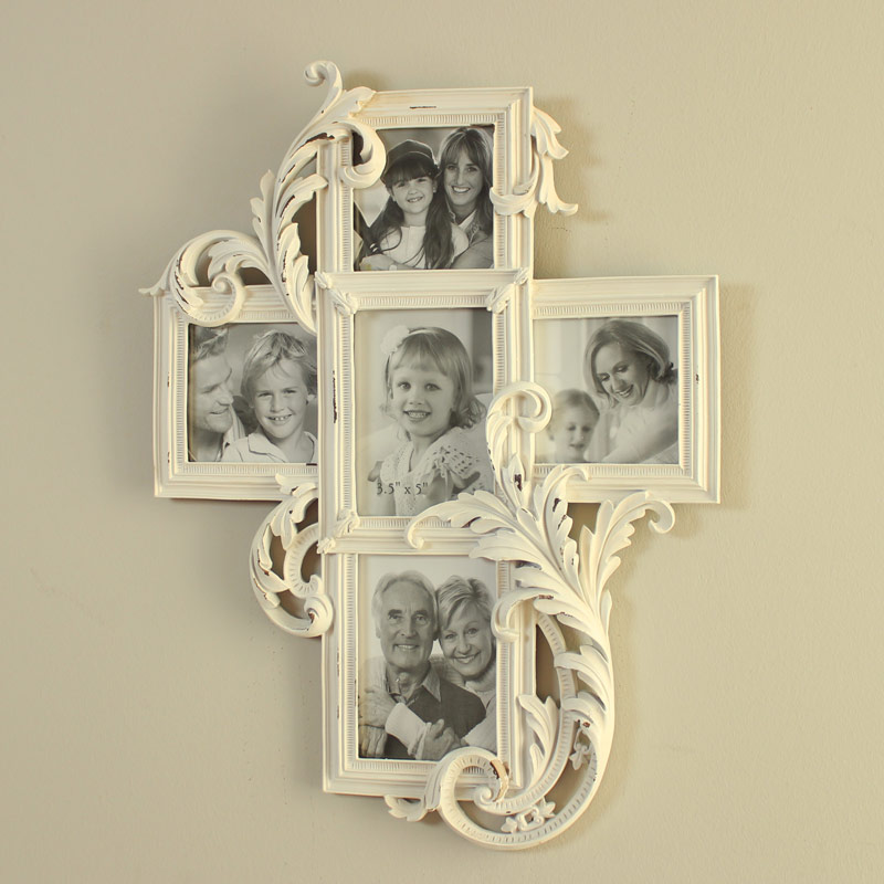 White Multi Photograph Frame