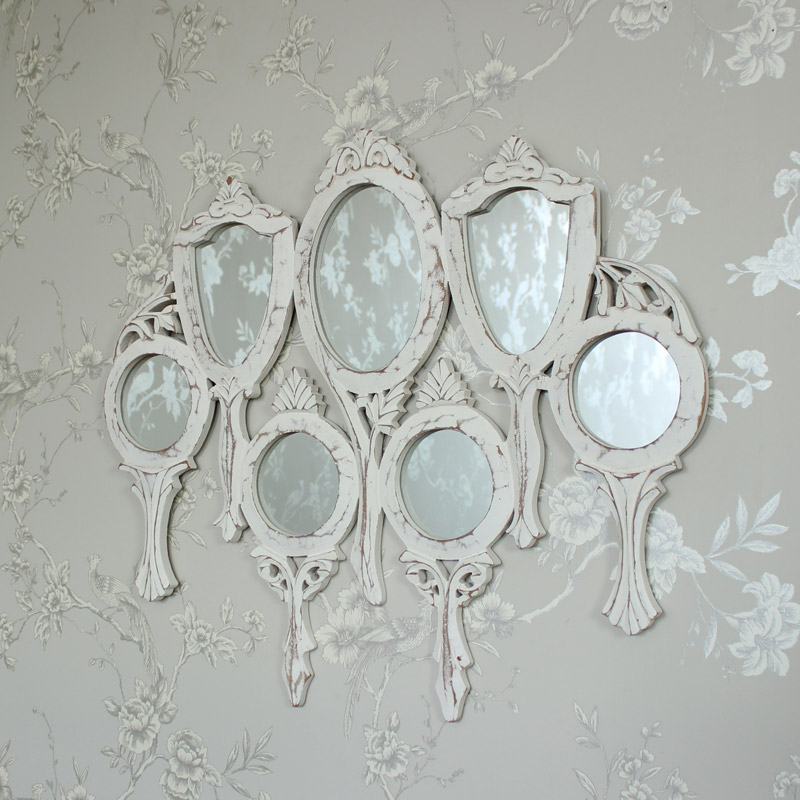 White Vanity Wall Mirror