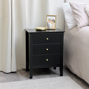 3 Drawer Bedside Table