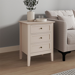 3 Drawer Bedside Table