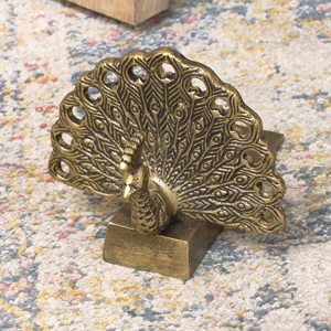 Peacock Doorstop