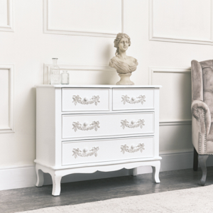 White vintage bedside deals tables