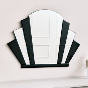 Ornate Frameless Bevelled Wall Mirror