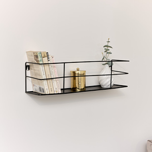 Black Wall Shelf 