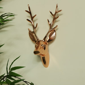 Copper Stag Head