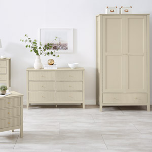 Wardrobe,chest and bedsides set 