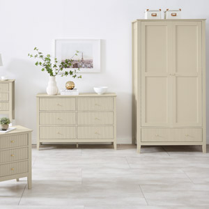 Wardrobe, Chest and Bedsides Set 