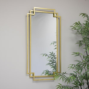 Gold Wall Mirror 94cm x 48cm