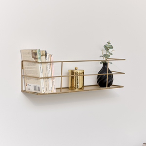 Gold Wall Shelf