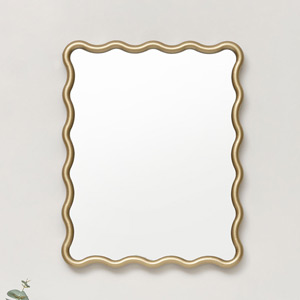 Gold Wave Mirror