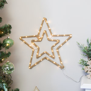 Hanging LED Christmas Star