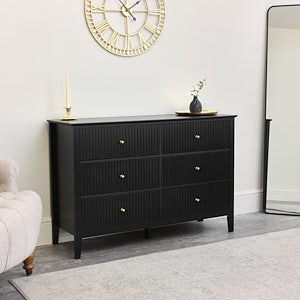 Large Chest of Drawers and Pair of Bedside Tables