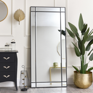 Large Black Wall/Floor/ Leaner Mirror 180cm x 80cm