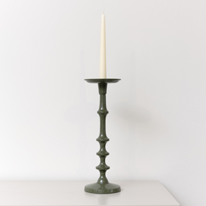 Large Green Candle Holder - 36cm