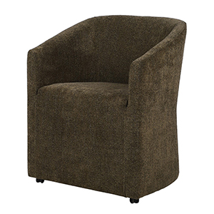 Large Moss Green Dining Chair