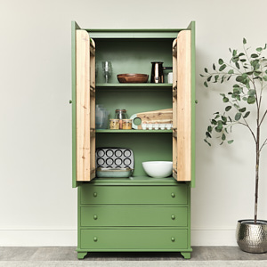 Large Olive Green Pantry/Storage Closet