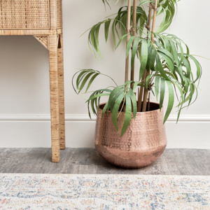 Large Round Copper Planter