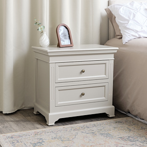 Two Drawer Bedside Table