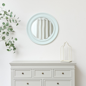 Round Mint Green Wall Mirror 65cm x 65cm