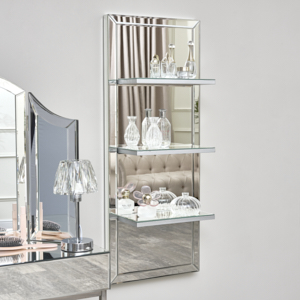 Mirrored shelves discount