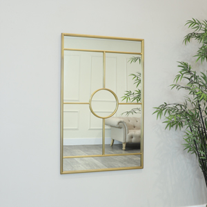 Ornate Gold Framed Wall Mirror 110cm x 70cm