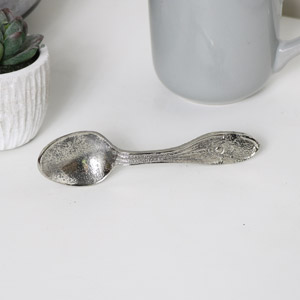 Ornate Silver Spoon Drawer Handle