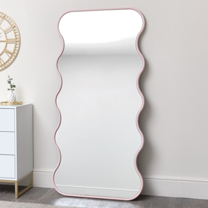 Pink Wave Mirror